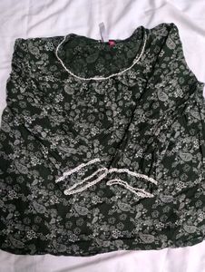 Floral Print Long Sleeve Top