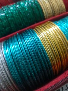 Glass Bangles With Bangle Box
