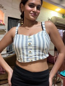 Striped Crop Top