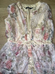 Floral Chiffon Top