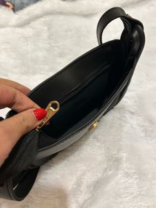 Black Crossbody Bag with Pom-Pom (Brand new Su