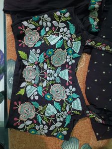 Ethnic Wear Top Palazzo And Full Shrug