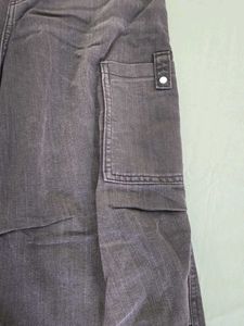 H&amp;M Parachute Denim Cargo Pants