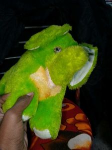 Green Elephant Plush Toy