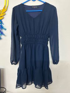 Chic Navy Blue Dress