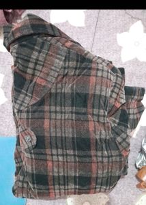 Velvet Checked Coat
