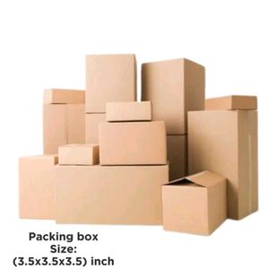 Corrugated Box, 3.5×3.5×3.5&#34; Inch, Pack Of 50