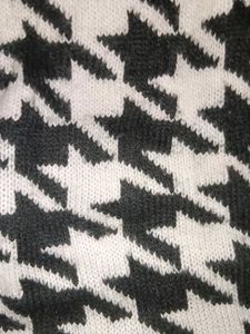 H&amp;M dupe Houndstooth Print Skirt