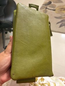 genuine leather passport organizer