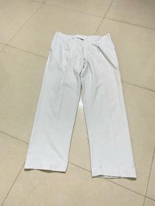 White Straight Leg Pants