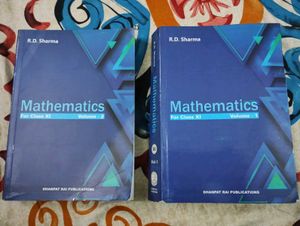 Class 11th R. D. Sharma Volume 1 & 2 Book