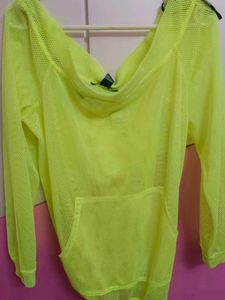 Neon Mesh Top