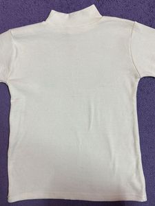 White Turtle Neck Tshirt