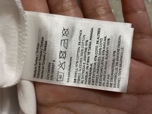 H&amp;M White Eyelet Sleeve Dress