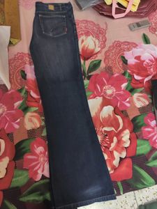 Men Navy Blue denim Jeans, Koutons Brand,Bootflare