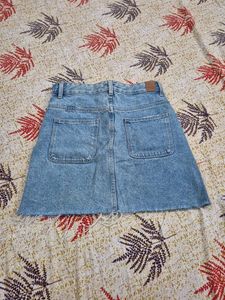 Zara Trf Button Up Skirt