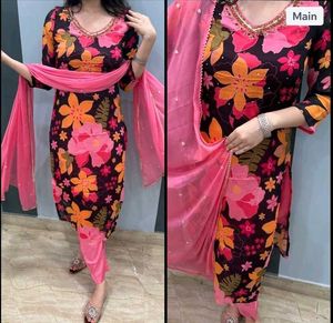 Pure chinnon suit Set