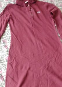 Burgundy Long Sleeve Top