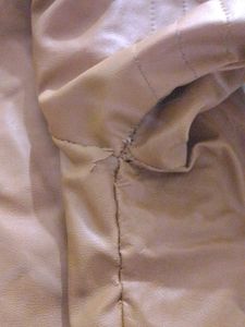 Brown Faux Leather Jacket