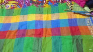 Colorful Striped Dupatta Cotton