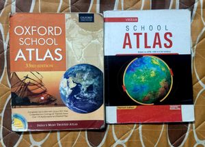 Atlas Books with FREE WORLD OUTLINE