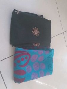 Black &amp; Blue Sarees