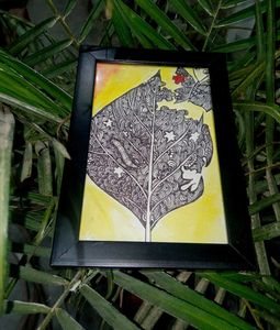 Wall Painting, Handwork Frame With Painting