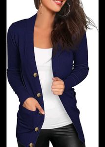 New Dark Blue Korean Jacket For Women