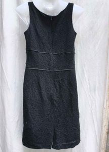 4210. Black Lace Mini Dress