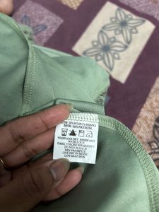 Olive Green Nylon Dress