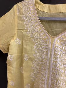 Embroidery Cotton Kurta
