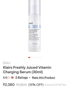 Klairs Vitamin Charging Korean Serum