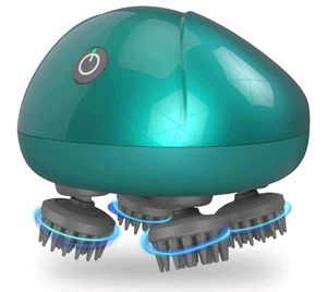 4-Head Rotating Handheld Body Massager