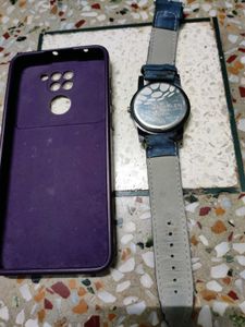 Watch With Mobile Cover