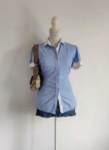 Vintage Zara Basic Button Down