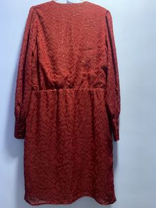 Burgundy Sparkle Dress