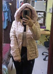 Beige Puffer Jacket