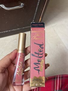 Too Faced Liquid Lipstick— Poppin Corks