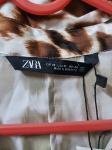 Zara Cheetah Print Shirt
