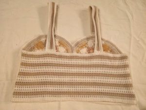 Crochet Floral Tank Top