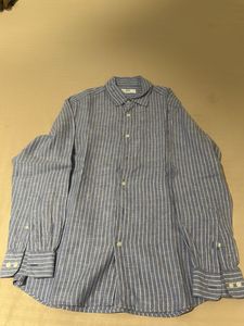 Striped Formal Linen Shirt