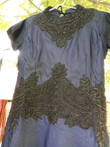 Neavy Blue Gown