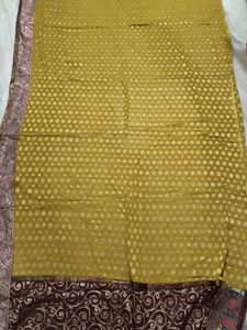 Multi Georgette Saree Double design Work