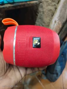 Portable Red Bluetooth Speaker