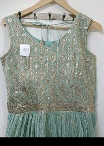 Elegant Green Ethnic Gown