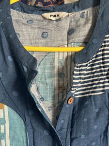 Max Cotton Kurta With Pockets