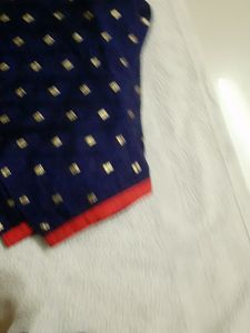 Red Blue Kids Elegant Churidar