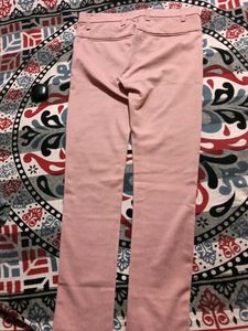 Pink Straight Leg Pants