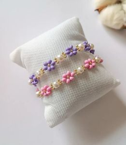 Pink And Purple Bracelet Combo - Pack Of 2