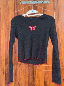 Butterfly Long Sleeve Top